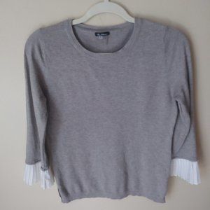 Ruffled-Sleeve Sweater